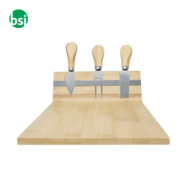 Mancheg bamboo magnetic cheese board and tools  - 113302 -  4