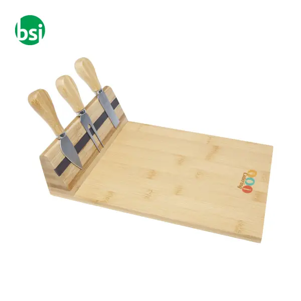 Mancheg bamboo magnetic cheese board and tools  - 113302 -  2