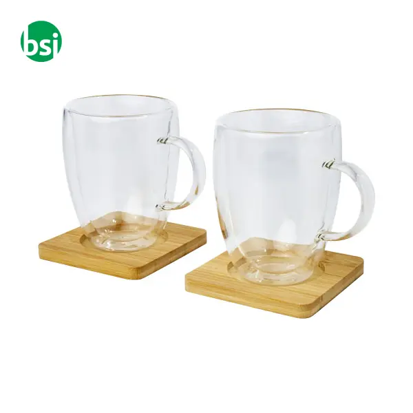 Manti 2-piece 350ml double-wall glass cup  - 113316 -  7