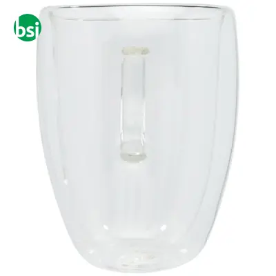 Manti 2-piece 350ml double-wall glass cup  - 113316 - Immagine 4