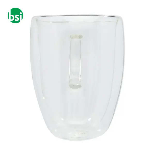 Manti 2-piece 350ml double-wall glass cup  - 113316 -  4