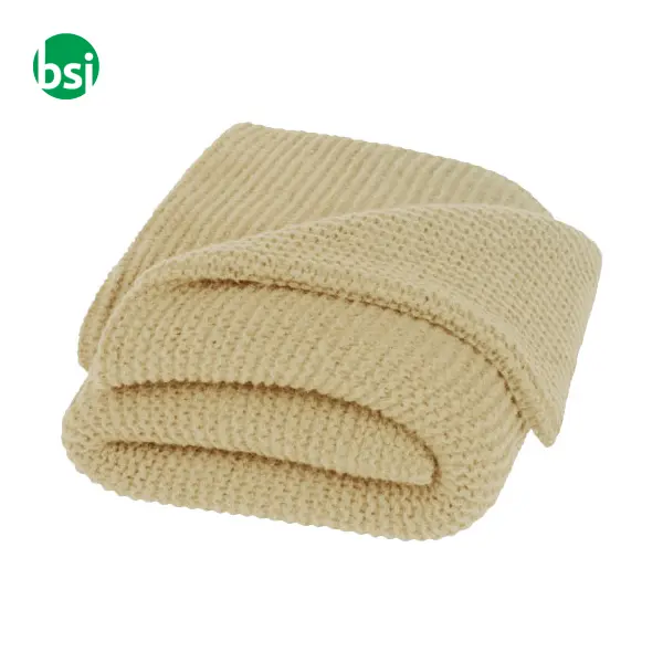 Suzy 150 x 120 cm GRS polyester knitted blanket -  4