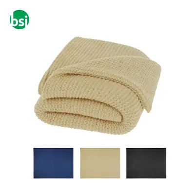 Suzy 150 x 120 cm GRS polyester knitted blanket