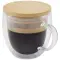 Lenora 250 ml glass cup with bamboo lid - Anteprima 1