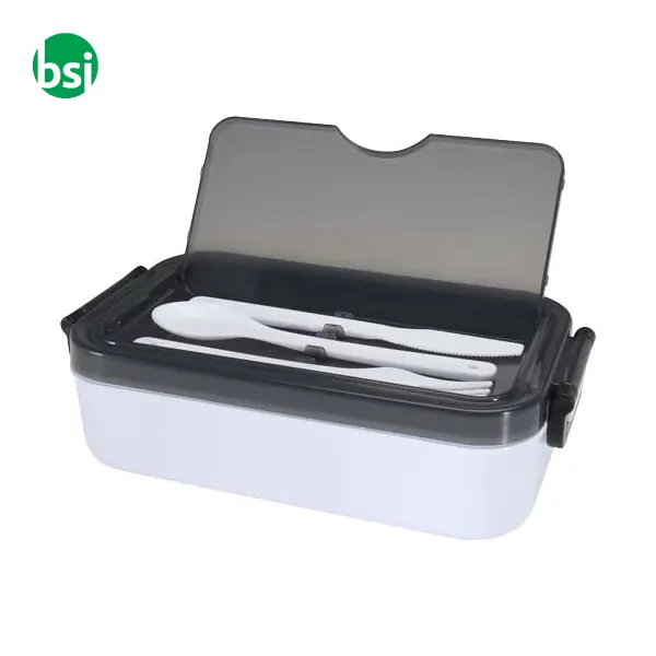 Snappy lunch box and cutlery set -  4