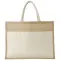 Mumbay cotton pocket jute tote bag 18L  - 119526 - Anteprima 3