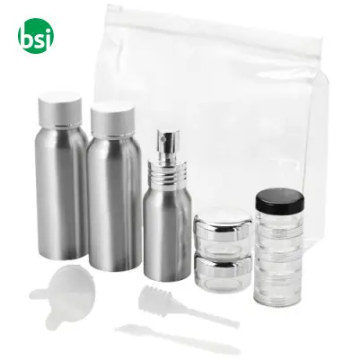 Frankfurt airline approved travel bottle set - Immagine 4