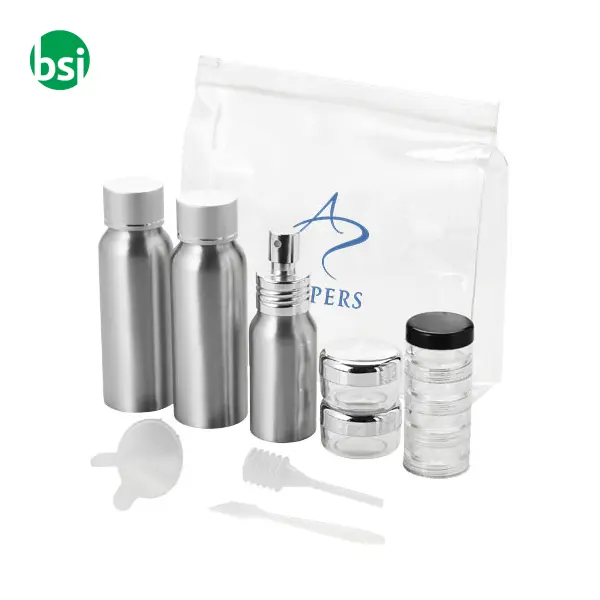 Frankfurt airline approved travel bottle set -  2