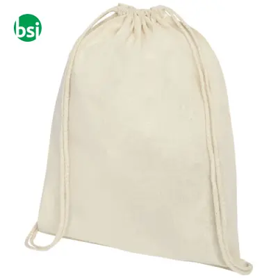 Oregon 100gr cotton drawstring backpack 5L  - 120113 - Immagine 8