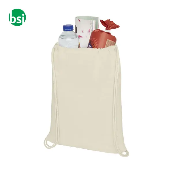 Oregon 100gr cotton drawstring backpack 5L  - 120113 -  4