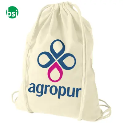 Oregon 100gr cotton drawstring backpack 5L  - 120113 - Immagine 2