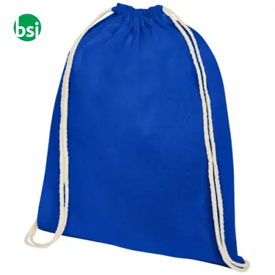 Oregon 100gr cotton drawstring backpack 5L  - 120113 - Immagine 11