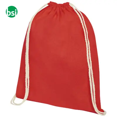 Oregon 100gr cotton drawstring backpack 5L  - 120113 - Immagine 12