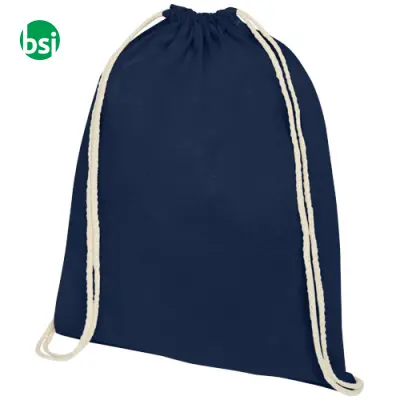 Oregon 100gr cotton drawstring backpack 5L  - 120113 - Immagine 13