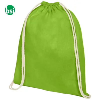 Oregon 100gr cotton drawstring backpack 5L  - 120113 - Immagine 15