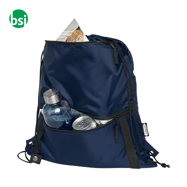 Adventure recycled insulated drawstring bag 9L  - 120647 -  5