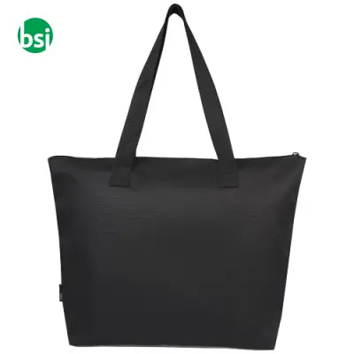 Reclaim GRS recycled two-tone zippered tote bag 15L  - 120657 - Immagine 4