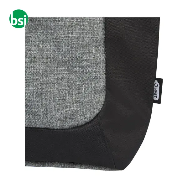 Reclaim GRS recycled two-tone zippered tote bag 15L  - 120657 -  6