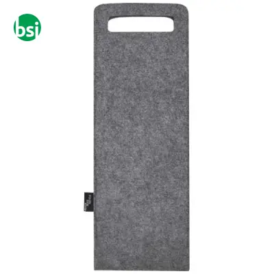 Felta 75 cl GRS recycled felt wine bag - Immagine 4