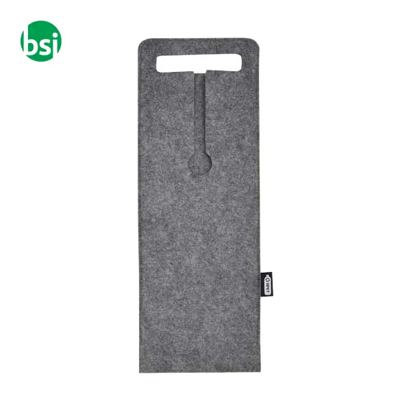 Felta 75 cl GRS recycled felt wine bag -  3