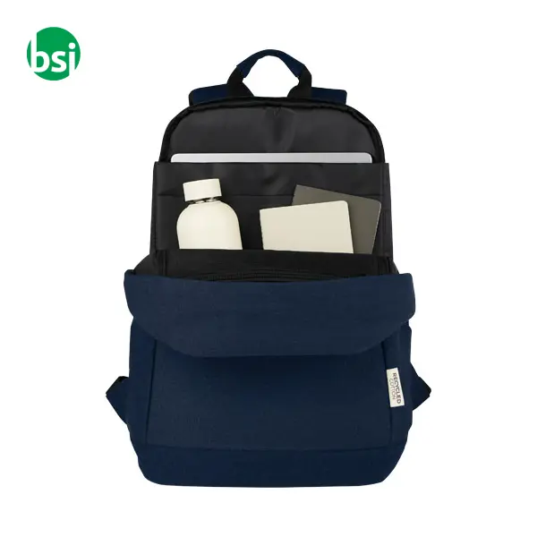 Joey 15.6'' canvas anti-theft laptop backpack 18L  - 120677 -  5