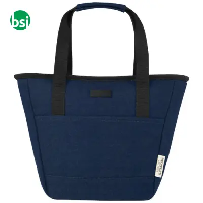 Joey 9-can GRS recycled canvas lunch cooler bag 6L  - 120679 - Immagine 3