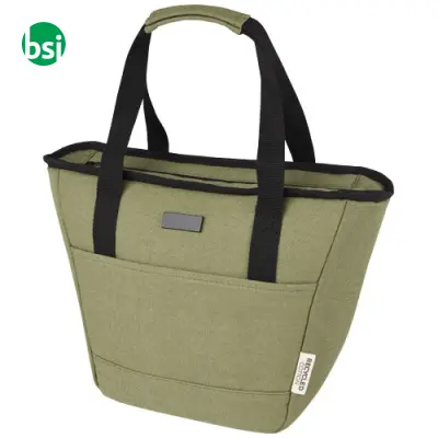Joey 9-can GRS recycled canvas lunch cooler bag 6L  - 120679 - Immagine 9