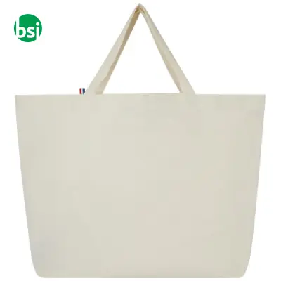 Cannes 200 g/m2 recycled shopper tote bag 10L - 120696 - Immagine 5
