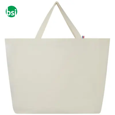 Cannes 200 g/m2 recycled shopper tote bag 10L - 120696 - Immagine 4