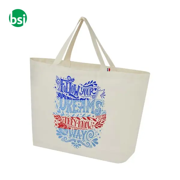 Cannes 200 g/m2 recycled shopper tote bag 10L - 120696 -  3