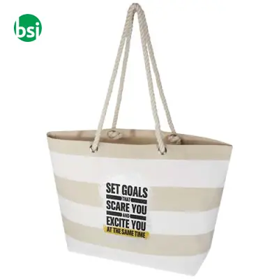 Florida 270 gr GRS recycled beach tote bag 18L - Immagine 2
