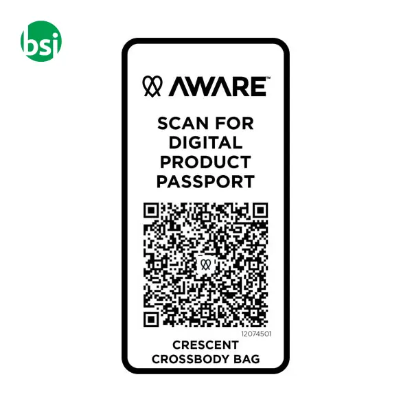 Crescent 500 gr Aware™ recycled crossbody bag -  5