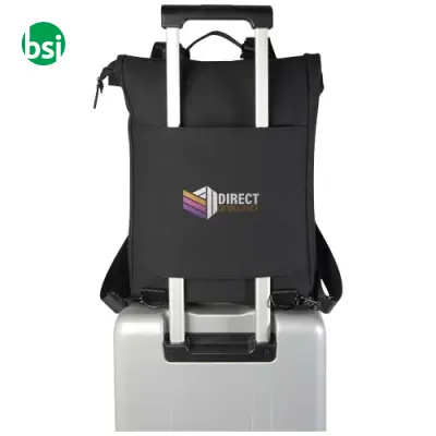 Turner GRS recycled roll-top laptop backpack 12L - Immagine 2