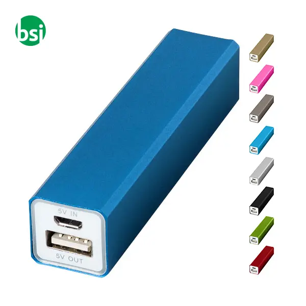 Volt 2200 mAh power bank Aluminium - 123492 -  1