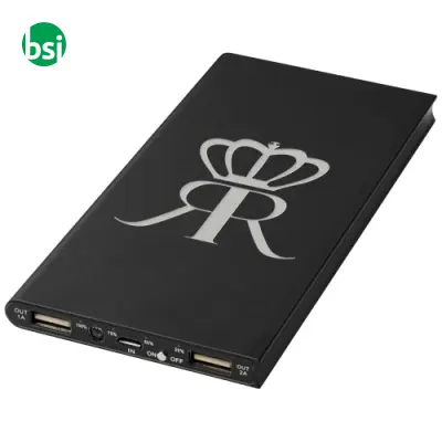 Plate 8000 mAh aluminium power bank - Immagine 2