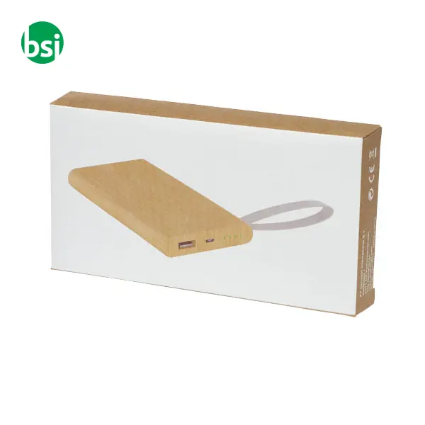 Tulda 5000 mAh bamboo power bank -  3