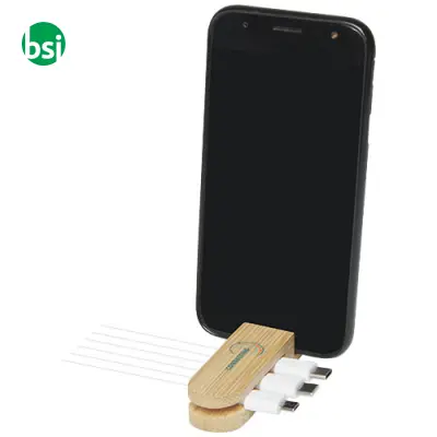 Edulis bamboo cable manager Bamboo - 124233 - Immagine 2