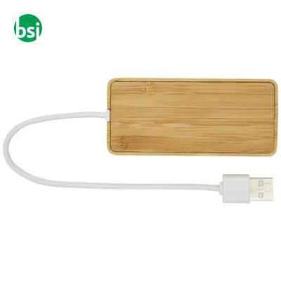 Tapas bamboo USB hub Bamboo - 124306 - Immagine 4