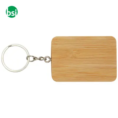 Reel 6-in-1 retractable bamboo key ring charging cable  - 124329 - Immagine 4