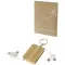 Reel 6-in-1 retractable bamboo key ring charging cable  - 124329 - Anteprima 5