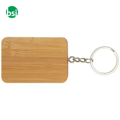 Reel 6-in-1 retractable bamboo key ring charging cable  - 124329 - Immagine 3