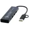 Rise RCS recycled aluminium USB 2.0 hub - Anteprima 2