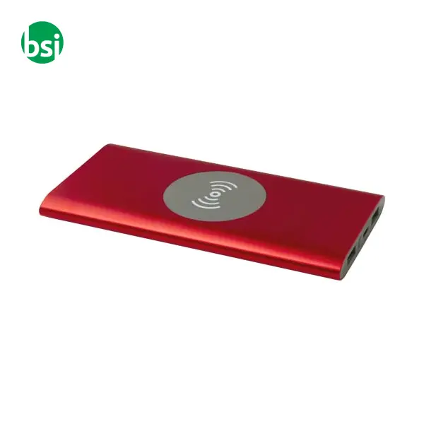 Juice 8000 mAh Type-C recycled aluminium wireless power bank -  9