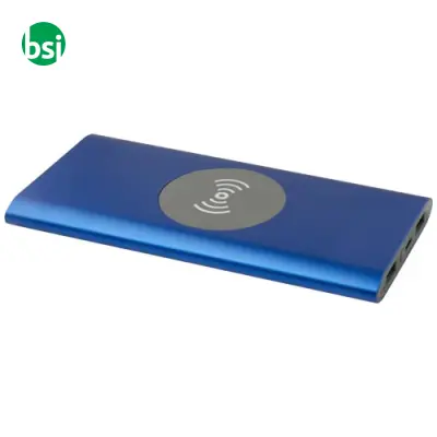 Juice 8000 mAh Type-C recycled aluminium wireless power bank - Immagine 10