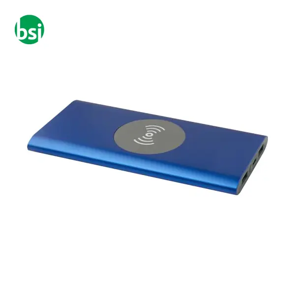 Juice 8000 mAh Type-C recycled aluminium wireless power bank -  10