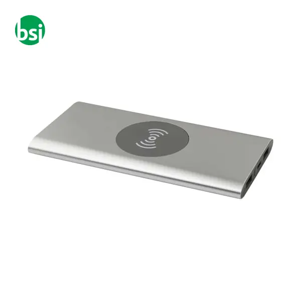 Juice 8000 mAh Type-C recycled aluminium wireless power bank -  11