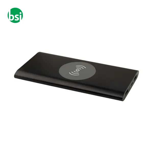 Juice 8000 mAh Type-C recycled aluminium wireless power bank -  12