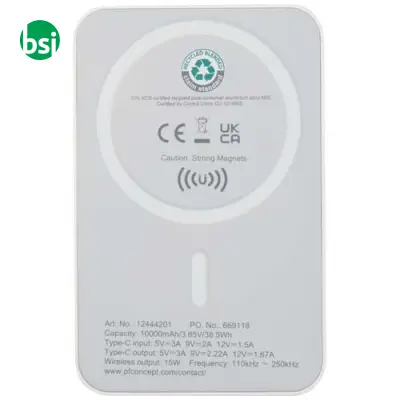 Acrab Power bank magnetico wireless da 10.000 mAh - Immagine 5