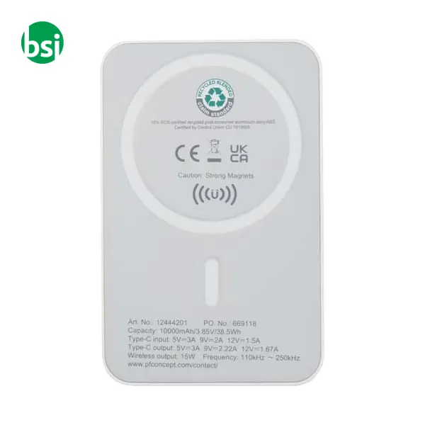 Acrab Power bank magnetico wireless da 10.000 mAh -  5