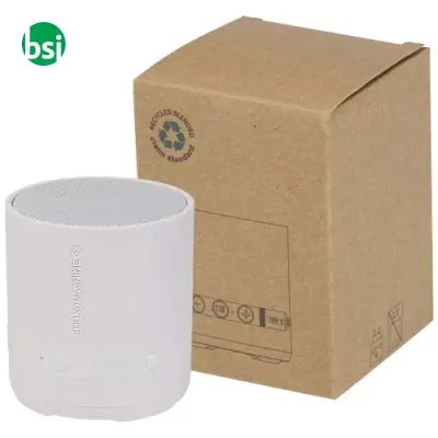 Hunor 3W recycled plastic wireless speaker - Immagine 2